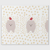 Magic Feestdagen Hondenliefhebbers Verpakkingspapi Cadeaupapier (Vlak)