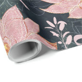 Magic florals with glitter design  cadeaupapier (Rol Hoek)