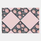 Magic florals with glitter design  inpakpapier vel (Voorkant 3)