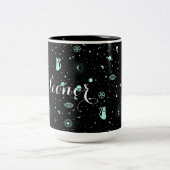 Magic Fluo Universe Tweekleurige Koffiemok (Center)