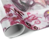 MAGIC FOLLET OF MUSHROOMS Red White Floral Fantasy Cadeaupapier (Rol Hoek)