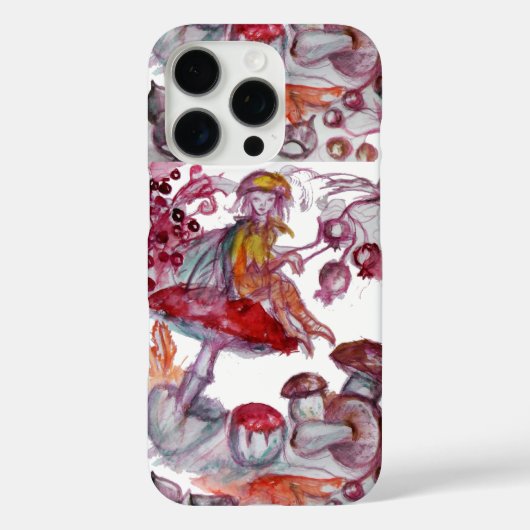 MAGIC FOLLET OF MUSHROOMS Red White Floral Fantasy Case-Mate iPhone Case (Achterkant)