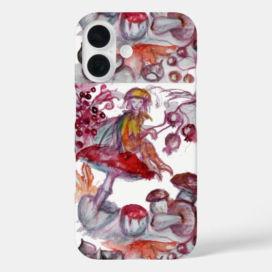 MAGIC FOLLET OF MUSHROOMS Red White Floral Fantasy Case-Mate iPhone Case (Achterkant)