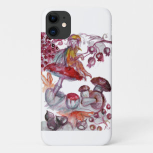 MAGIC FOLLET OF MUSHROOMS Red White Floral Fantasy Case-Mate iPhone Case
