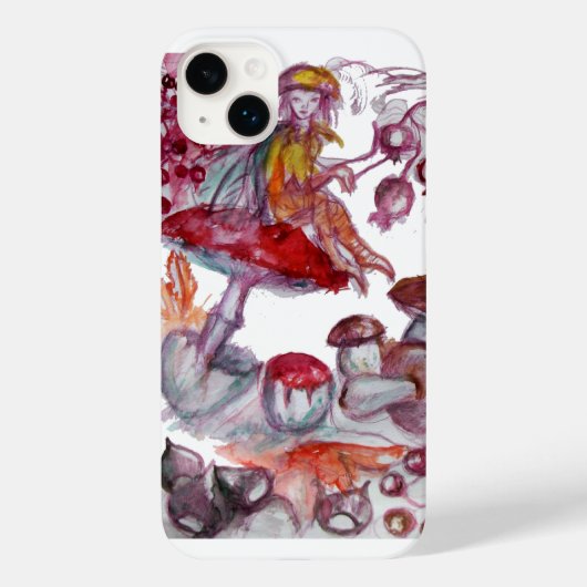 MAGIC FOLLET OF MUSHROOMS Red White Floral Fantasy Case-Mate iPhone Case (Achterkant)