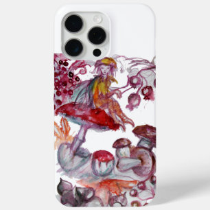MAGIC FOLLET OF MUSHROOMS Red White Floral Fantasy iPhone 15 Pro Max Hoesje