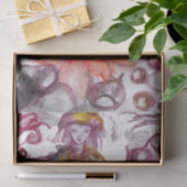 MAGIC FOLLET OF MUSHROOMS Red White Floral Fantasy Tissuepapier (Geschenk)