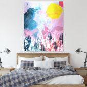 Magic Forest Canvas Afdruk (Insitu (Slaapkamer))