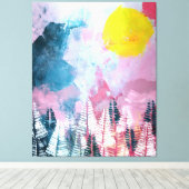 Magic Forest Canvas Afdruk (Insitu (Houten vloer))