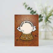 Magic fortune ball hallowen Vakantie Briefkaart (Staand voorkant)