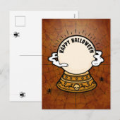 Magic fortune ball hallowen Vakantie Briefkaart (Voorkant / Achterkant)