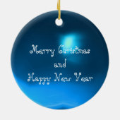 MAGIC-FOTOTEMPLATE VOOR ZWEEFSIRLS, blauw saffier Keramisch Ornament (Achterkant)