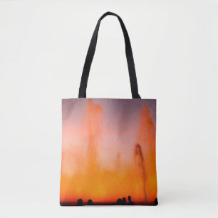 Magic Fountain of Montjuic, Barcelona, Spanje. Nig Tote Bag