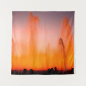 Magic Fountain of Montjuic, Barcelona, Spanje. Nig Wandkleed (Voorkant)