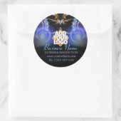 Magic Fractal Shower met Logo Business Sticker (Tas)