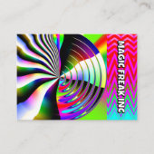 MAGIC FREAK INC ( u kunt de woorden wijzigen ) Contactkaartje (Voorkant)