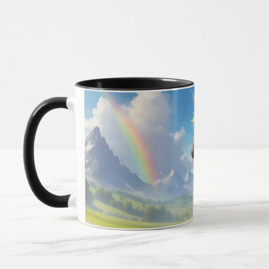 Magic Friesenpferd Alicorn Tasse Mok (Links)
