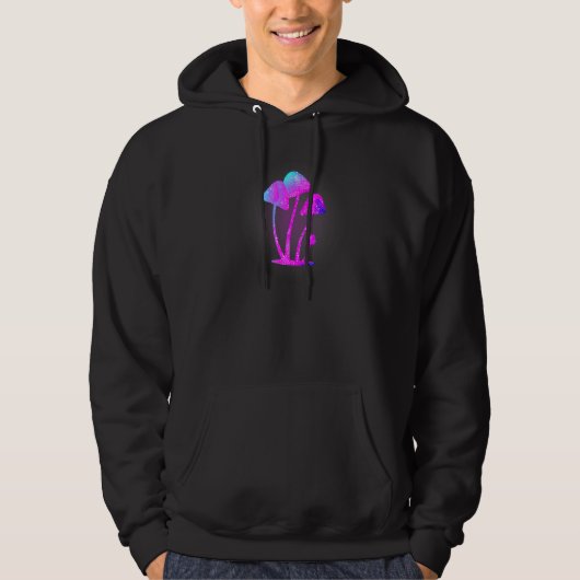 Magic Galaxy Mushroom Shroom Fungi Mycologist Part Hoodie (Voorkant)