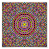 Magic  Garden Mandala Foto Afdruk (Voorkant)