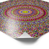 Magic  Garden Mandala Foto Afdruk (Hoek)