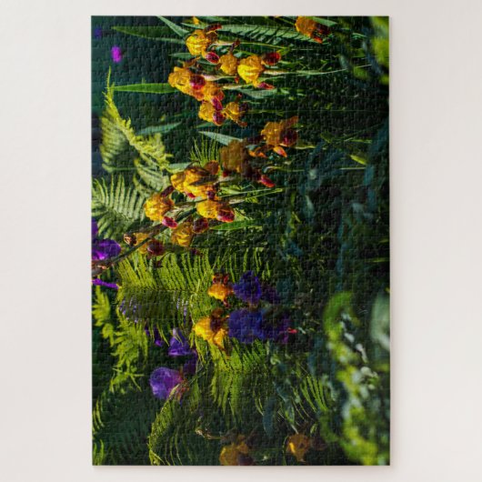 Magic Garden Natuur Flowers Fern Puzzle Legpuzzel (Verticaal)