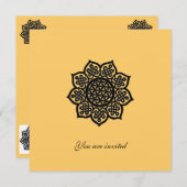 MAGIC GEBEURTENIS metallisch goudpapier Kaart (Voorkant / Achterkant)