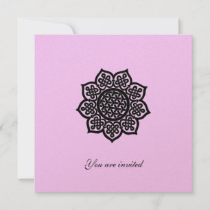 MAGIC GEBEURTENIS metallisch goudpapier Kaart