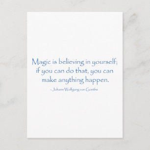 Magic gelooft briefkaart