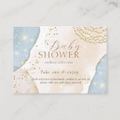Magic Glitter Abstract Modern Baby shower Informatiekaartje (Voorkant)