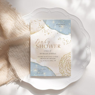 Magic Glitter Abstract Pastel Baby shower Kaart