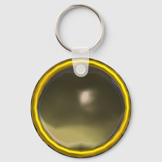 MAGIC GRAY AGATE GEM STONE SLEUTELHANGER (Voorkant)