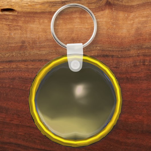 MAGIC GRAY AGATE GEM STONE SLEUTELHANGER (Voorkant)