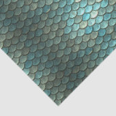 Magic Green Dragon Scale Fantasy Gift Tissue Paper Tissuepapier (Detail)