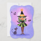 Magic Green Hair Witch Lavender & Pink DIY Blank Kaart (Voorkant)