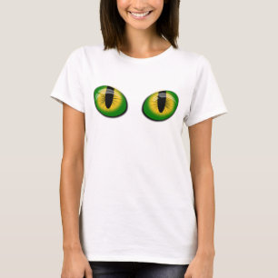 Magic Groen Geel Kattenogen Meisje Vrouw T-shirt