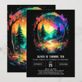 Magic Grove Bohemian Verjaardag Kaart (Voorkant / Achterkant)