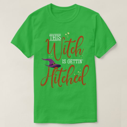 Magic Halloween Witch T-shirt (Design voorkant)