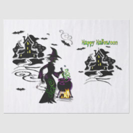 Magic Halloween Witch Tissuepapier