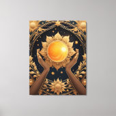 Magic Handen Tarot schilderij Canvas Afdruk (Voorkant)