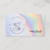 Magic Hands Massage Therapist Esoteric Business Ca Visitekaartje (Voorkant)