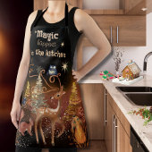 Magic Happens in the Kitchen- Whimsical Christmas  Schort