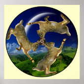 Magic Hares Poster (Voorkant)