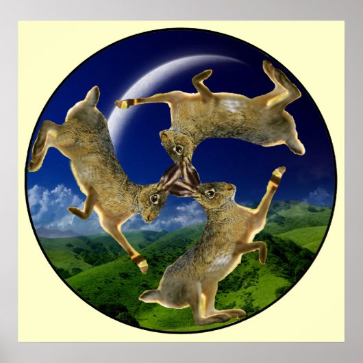 Magic Hares Poster (Voorkant)