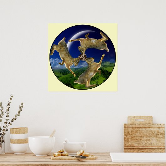 Magic Hares Poster (Keuken)