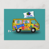 Magic Hippie Van Briefkaart (Voorkant)