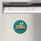 Magic Hippie Van Magneet (Insitu (Vaatwasser))