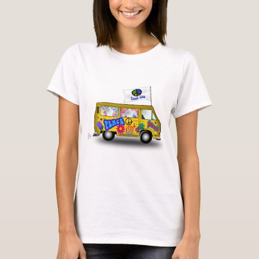 Magic Hippie Van T-shirt (Voorkant)
