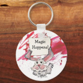 Magic Hoppens Cute Personalized Keychains Sleutelhanger (Voorkant)