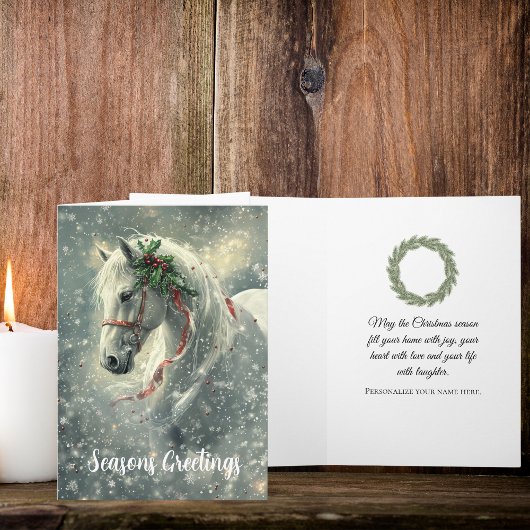 Magic Horse Christmas Kaart