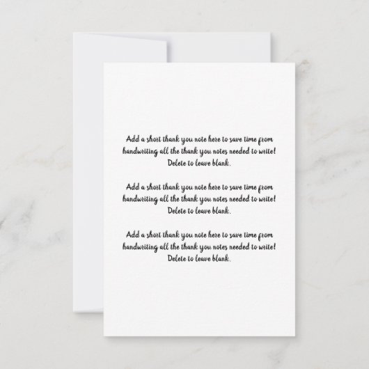 Magic Hot Roze Eenhoorn Glitter Whimsical Verjaard Bedankkaart (Achterkant)